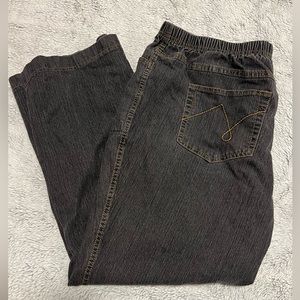 Boot Cut Acid Wash Jeans